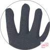 BUSTARD BLACKpamutkesztyű fekete+PVC pöt