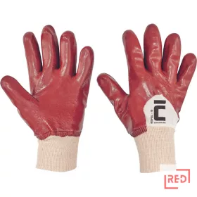 REDPOLL kesztyű PVC 27 cm kötött mandzse