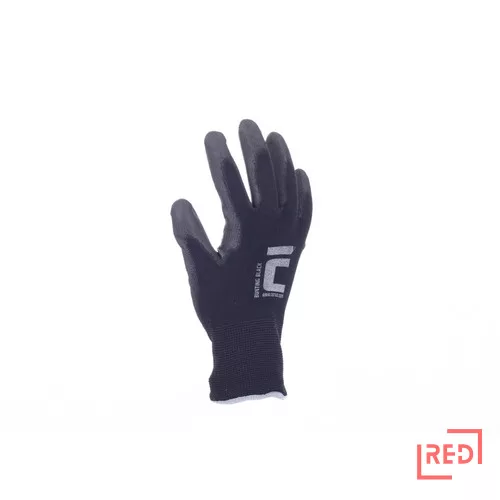 BUNTING black kesztyű nylon PU