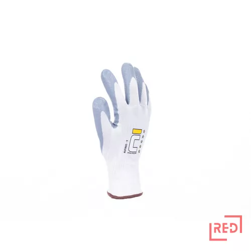 RUFINUS kesztyű, kötött nylon, nitril