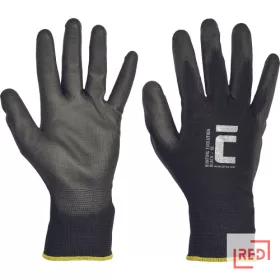 BUNTING EVO BLACK kesztyű akasztófüllel