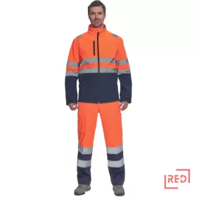 GRANADA HV SOFTSH.kabát narancs/navy XXL