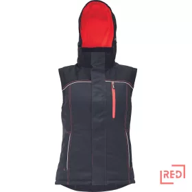 KNOXFIELD LADY bélelt antracit/piros XXL