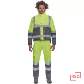 HELLIN HV mellény sárga/szürke 3XL