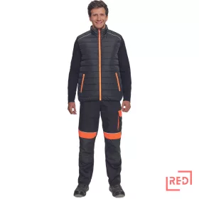 MAX VIVO LIGHT mellény fekete/narancs4XL
