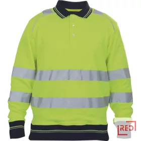 KNOXFIELD HV galléros pulóver sárga XS