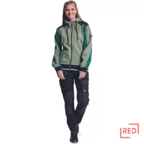DAYBORO kapucnis kardigán sz.-zöld 4XL