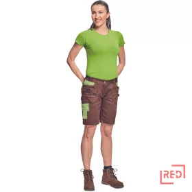 YOWIE rövidnadrág női barna/zöld 46