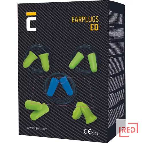 ED COMFORT PLUG CORDED DETECT kék