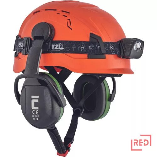 ED 1C fültok sisakhoz zöld