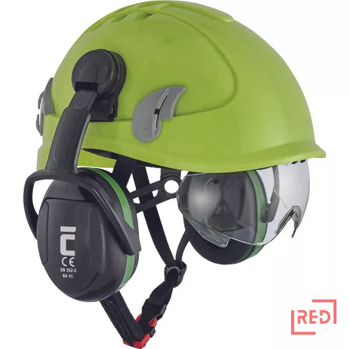 ED 1C fültok sisakhoz zöld