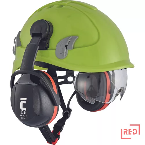 ED 3C fültok sisakhoz narancs