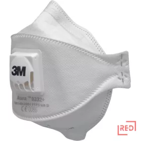 3M 9332+ Resp.FFP3 valve Aura BLK