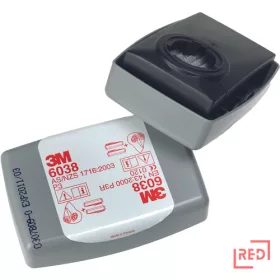3M 6038 szűrőbetét P3, gözök HF, O3 1pár
