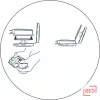 3M D701 szűrőbetét adapter