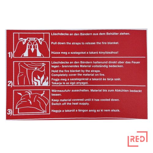 Tűzoltó takaró 120 x 180 cm