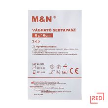 Vágható sebtapasz 6cm x 10cm (2 db/tasak)