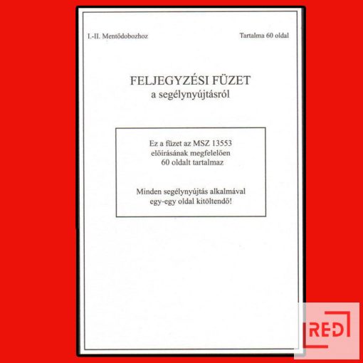 Mentőláda Feljegyzési füzet 60 oldal
