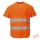 Hi-Vis pamut póló pamut hálós betétes póló S/S Portwest C394ORRM REDMARKET