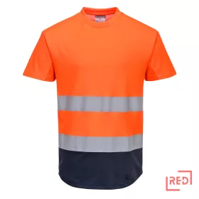 Kéttónusú Mesh póló Portwest C395ONRL REDMARKET