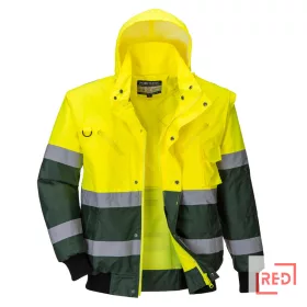 X Hi-Vis Bomber kabát Portwest C565YGRL REDMARKET