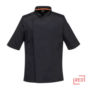 Stretch Mesh Air Pro rövid ujjú séfkabát L BKR Portwest