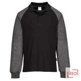 Pólóing vágásálló ujjakkal Portwest CR15BKRL REDMARKET
