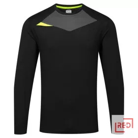 DX4 hosszú ujjú póló L/S L BKR Portwest