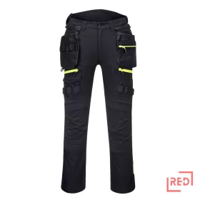 DX4 levehető lengőzsebes női nadrág Portwest DX452BKR26 REDMARKET