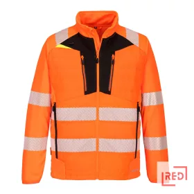 DX4 Hi-Vis Hybrid Baffle kabát 4XL OBR Portwest