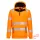 DX4 Hi-Vis 1/4 zippzáras kapucnis pulóver Portwest DX482OBR4XL REDMARKET