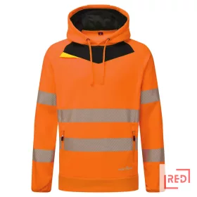 DX4 Hi-Vis kapucnis pulóver Portwest DX483OBR4XL REDMARKET