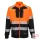 DX4 Hi-Vis 1. osztályú tölcsér nyakú cipzáras pulóver Portwest DX490OBRL REDMARKET