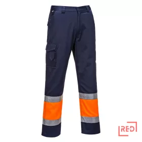 Jól láthatósági kéttónusú nadrág Portwest E049ONRL REDMARKET