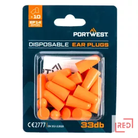 PU hab füldugó (200 pár) Portwest EP14ORR REDMARKET
