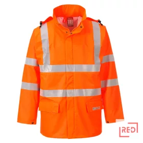 Sealtex Flame Hi-Vis lángálló esőkabát Portwest FR41ORRL REDMARKET
