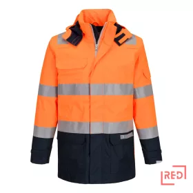 Bizflame Rain+ Hi-Vis Light Arc lángálló kabát Portwest FR605ONRL REDMARKET