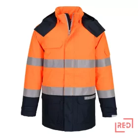 Bizflame Rain + Hi-Vis Multi-Norm Contrast FR téli kabát Portwest FR617ONRL REDMARKET