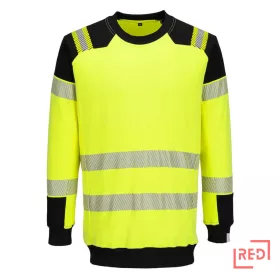 PW3 Modaflame Knit Hi-Vis FR lángálló pulóver Portwest FR707YBRL REDMARKET