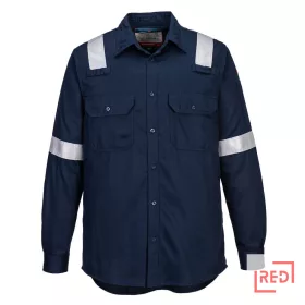 FR Lightweight könnyű lángálló antisztatikus ing Portwest FR720NARL REDMARKET
