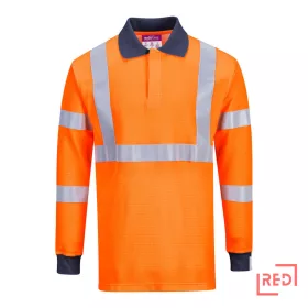 FR Modaflame HVO pólóing Portwest FR76ORRL REDMARKET