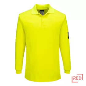 Modaflame Knit FR lángálló hosszú ujjú pólóing Portwest FR805YERL REDMARKET