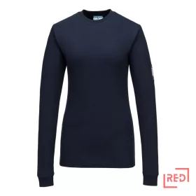 Modaflame Knit FR női hosszú ujjú póló Portwest FR808NVRL REDMARKET