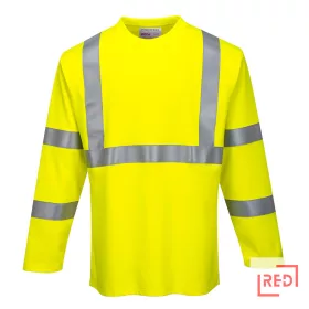FR Modaflame Hi-Vis hosszú ujjú póló Portwest FR96YER4XL REDMARKET