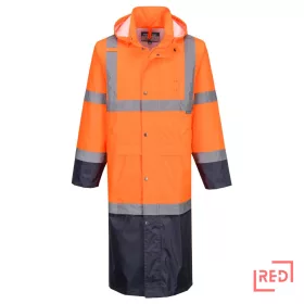 Hi-Vis Contrast Raincoat 122cm Portwest H446ONR4XL REDMARKET