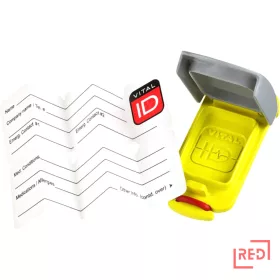 Univerzális azonosítótartó Portwest ID13YER REDMARKET