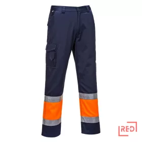 Hi-Vis könnyű, kéttónusú Combat nadrág Portwest L049ONRL REDMARKET