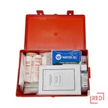 Ipari mentőláda égésre, fali dobozban "I"