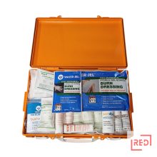 Ipari mentőláda égésre, fali dobozban "IV"