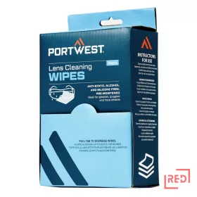 Szemüvegtisztító kendő Portwest PA01WHR REDMARKET